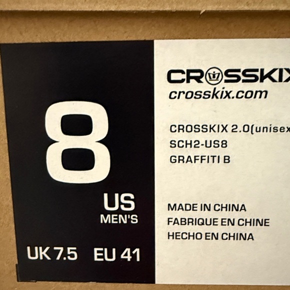 CrossKix 2.0 Graffiti B Water Shoes Unisex Slip On Fishing/Beach NEW~NIB!! - Picture 15 of 16